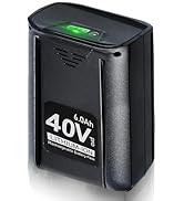 Emanjor 40V Max 6.0Ah Lithium Ion Battery Replacement for Kobalt 40-Volt Battery KB2540C-06 KB640...