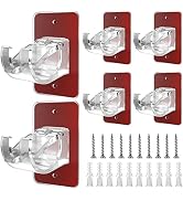 nail free adjustable curtain rod holder