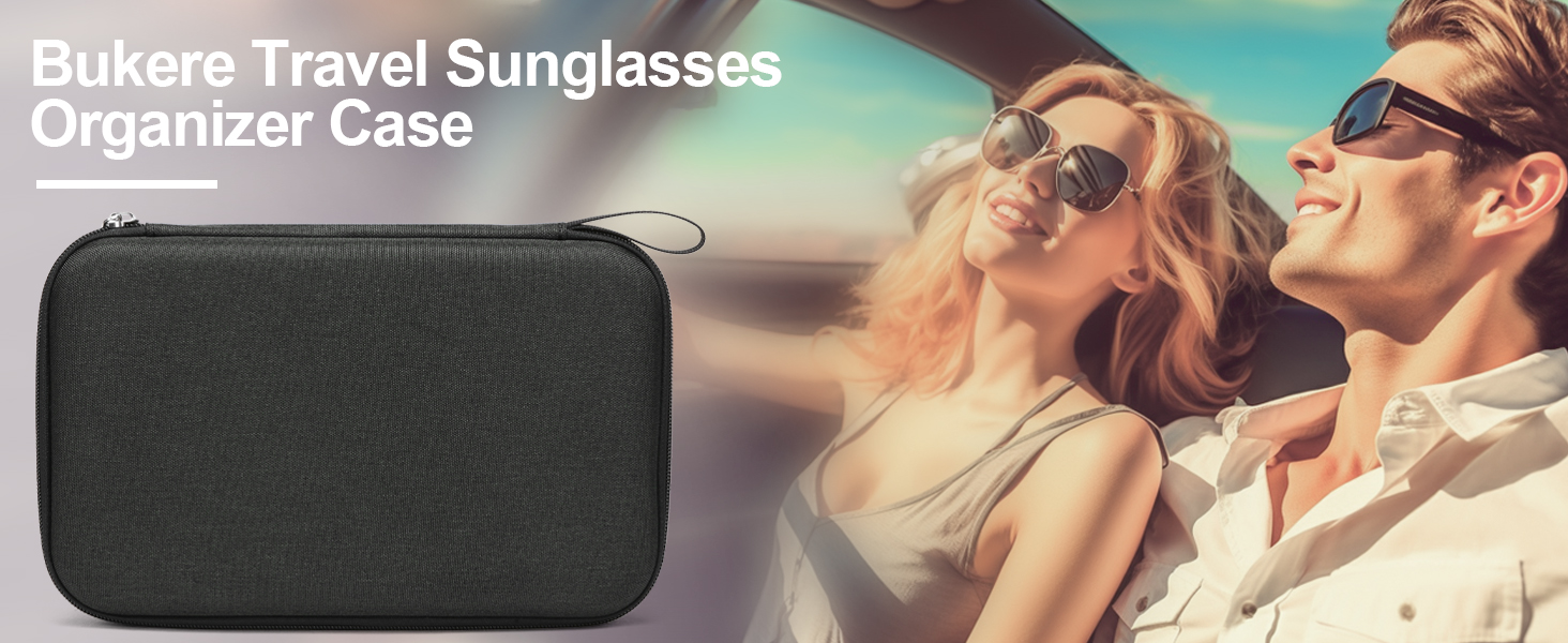Travel Sunglasses Organizer Case