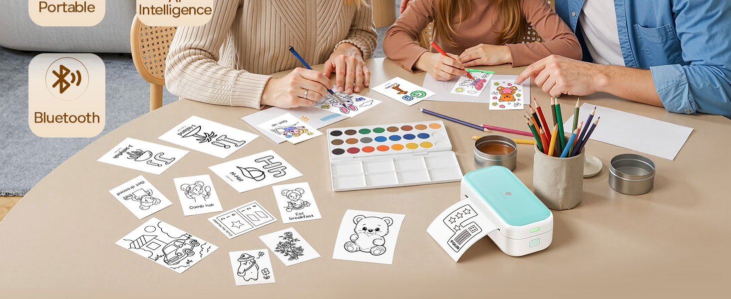 flash cards printer