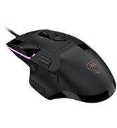 Turtle Beach Command Series MC3 Wired Gaming Mouse, 30K DPI Owl-Eye Optical Sensor, 4D Scroll Whe...