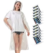 Airpler Rain Ponchos for Family Adults - Disposable Adult Rain Poncho with Drawstring Hood