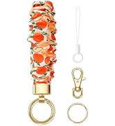 Junyuerly Stretchy Wristlet Keychain,Cute Key Chain for Car Keys,Scrunchie Key Ring Bracelet for ...