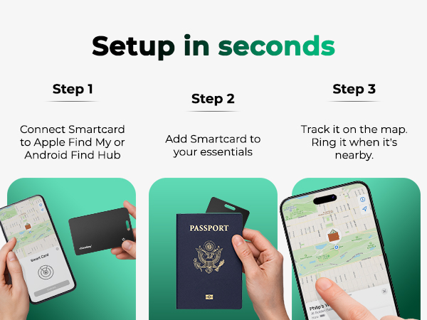 Easy to setup wallet tracker best christmas gift
