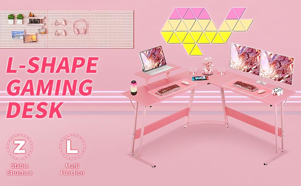 L-Shape Gaming Desk