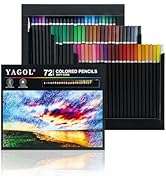 Yagol Colored Pencils 72 Count, Colored Pencils for Adult Coloring Books, Soft Core Adult Colorin...