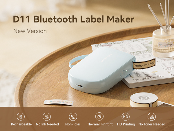Mini Label Printer D11 2024 Version