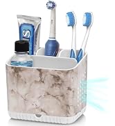 PARKMANI Toothbrush Holders for Bathrooms, Kids Electric Toothbrush and Toothpaste Holder, Toothb...