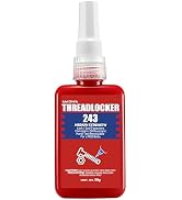 ESKONKE Blue Thread Locker 243 - Removable Threadlocker Metal Glue for Nuts, Bolts, Fasteners Med...