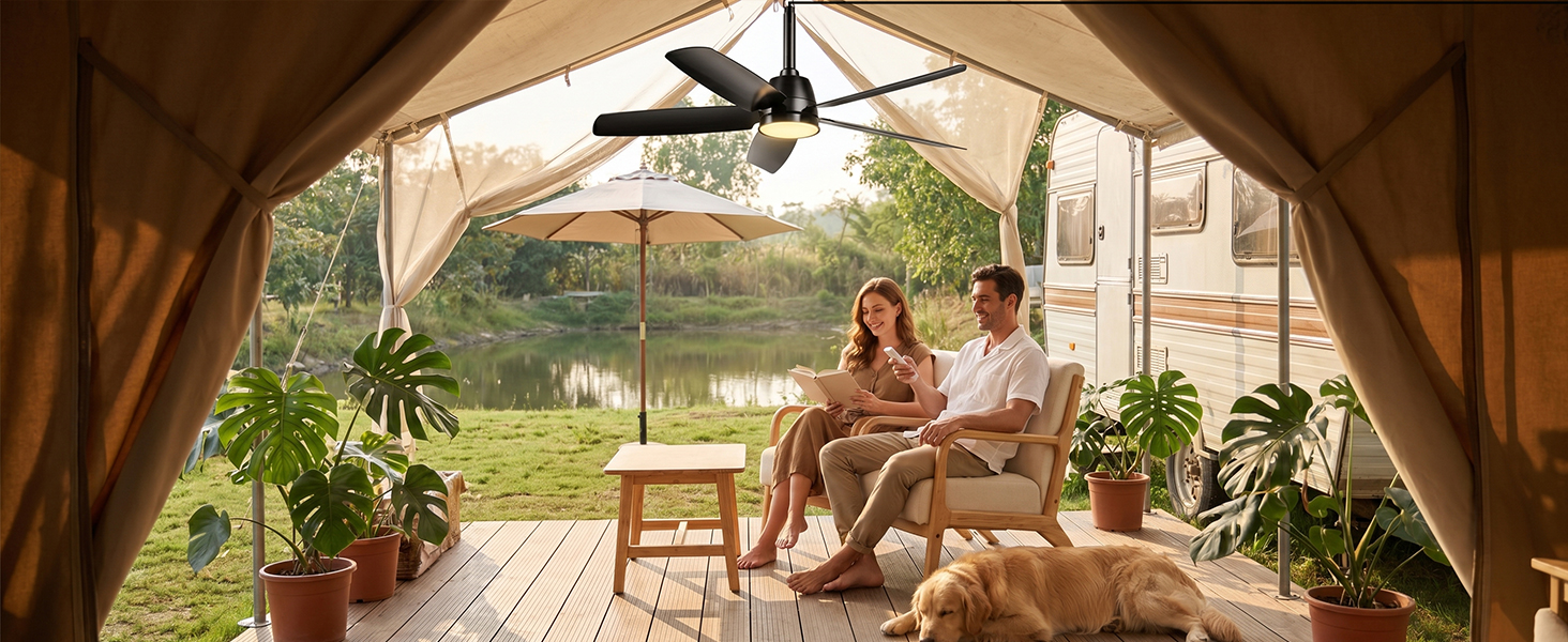 plug in outdoor ceiling fan