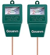 Gouevn 2pack Soil Moisture Meter, Hygrometer Soil Plant Water Meter, Plant Moisture Meter Indoor ...