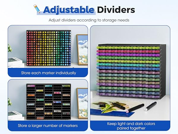marker organizer holder