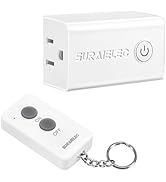 SURAIELEC Remote Control Outlet, Wireless Remote Light Switch, 100 FT, 15A/1875W, No Interference...
