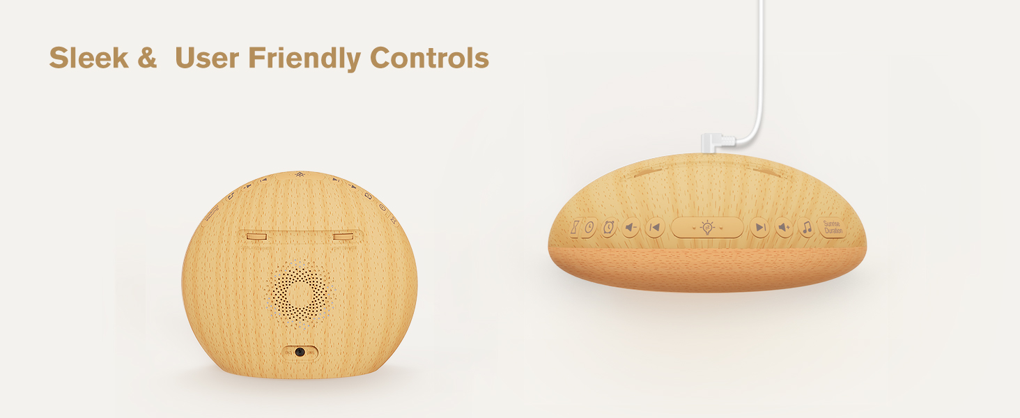 Wood grain and user-friendly design