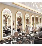 FENNIO Full Length Mirror with Lights, 80" x 36" LED Full Body Mirror for Bedroom, Salon, Dimmabl...