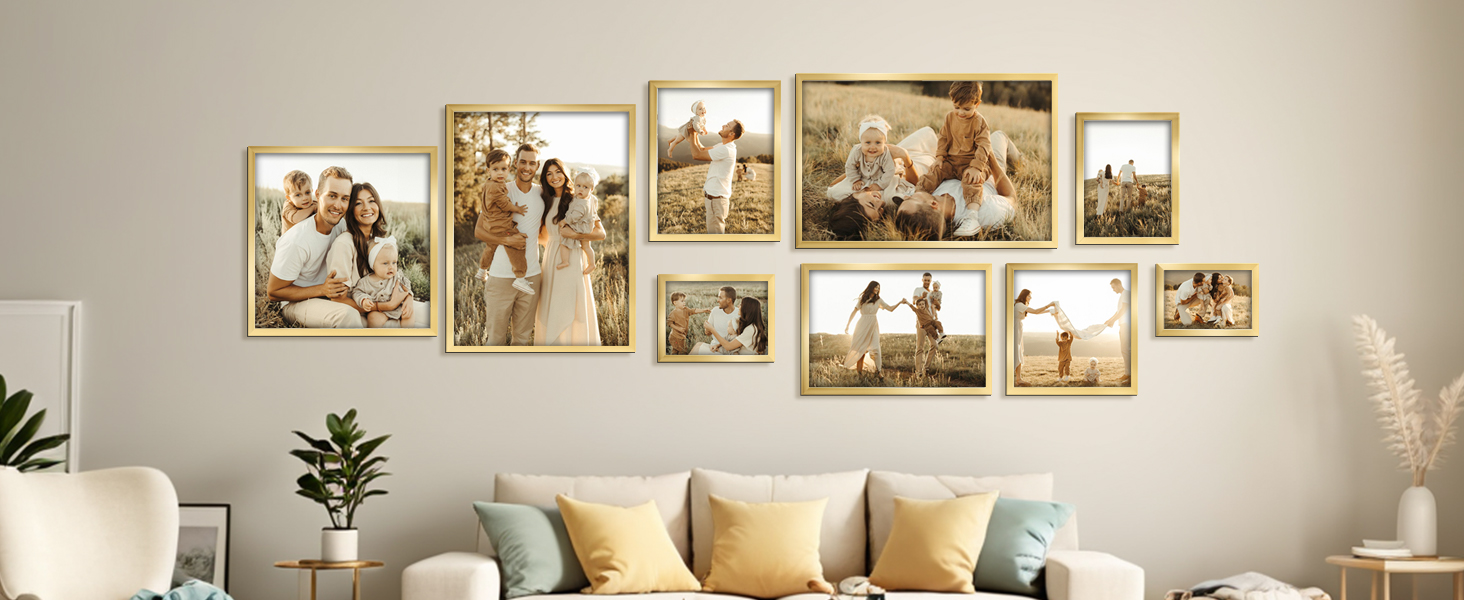 gold frames