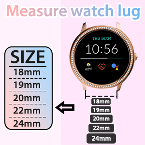 18mm 19mm 20mm 22mm 24mm Watch Bands