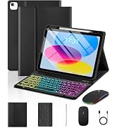 EAMPANG Case with Keyboard Mouse for iPad A16 11th/10th Generation Air 11 | inch M4/M3/M2 Air 5th...