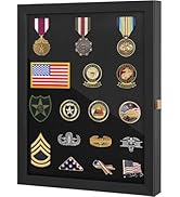 WELIDAY 16x12 Pin Display Case Pin Collection Display Case with 98% UV Protection Acrylic Door fo...