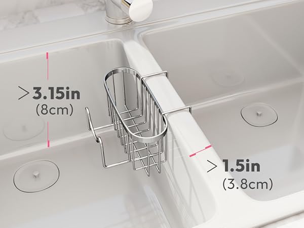 Sponge Holder for Kitchen Sink Kitchen Sink Caddy Hanging Sponge Caddy Organizer