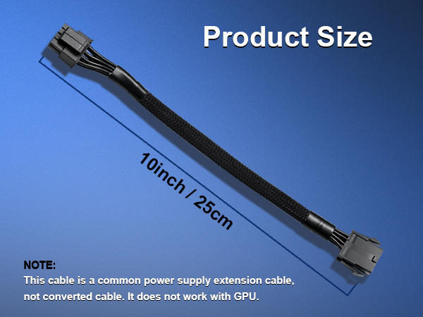 CPU 8(4+4) Pin Extension Power Adapter
