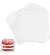Hamburger Patty Paper, AIMEIKI 300Pcs 6x6 Inch Parchment Paper Sheets for Burger Press, Non Stick...