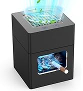 Rechargeable Mini Ashtray with Lid,Detachable Ash tray with Lighter,Aluminum Smokeless Trash Can ...