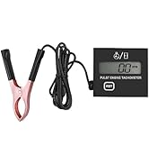 YOMTOVM Engine Tachometer, Chainsaw Tachometer for 2 & 4 Stroke | Engine Digital Tach for Motorcy...
