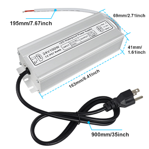 24V 100w Waterproof power supply