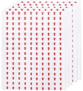NUOBESTY 6400pcs Red Arrow Dot Stickers Self Adhesive Peel Stick Label Products Inspection Defect...