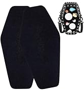 PH PandaHall 2pcs Inserts for Ita Bag, 10"x4.7" Black Felt Badges Displays Panel Hexagon Pin Disp...
