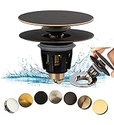Artiwell Universal Bathroom Sink Drain Stopper, Fits Most Pop-Up Drains for Vessel Sink Lavatory ...