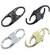Zipper Pull Replacement Purse Lock Zipper Clip Theft Deterrent Dual Locking Carabiner Holding The...