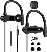 Wired Earbuds Over Ear Headphones for School Students with Microphone Noise Canceling 3.5mm Earph...