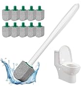 Enjunway Pumice Stone,Bathroom Cleaner Brush Toilet Wand Refills with 30CM Long Handle for Remove...