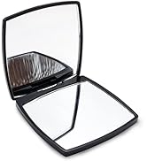 Fashion Compact Magnifying Mirror for Women - 2X/1X Magnification Double Side Makeup Mirrors,Smal...