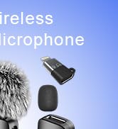 SmaFun Wireless Lavalier Microphone for iPhone - Android, iPad, Tablets, Bluetooth Mini Microphon...