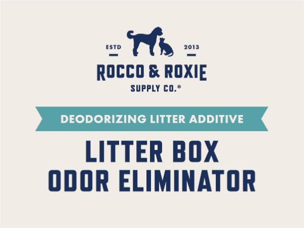 Rocco & Roxie Deodorizing Litter Additive Litter Box Odor Eliminator