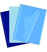 30 Sheets Blue Tissue Paper for Gift Bags, Assorted Blue Tissue Paper Wrap Bulk for Decoration We...