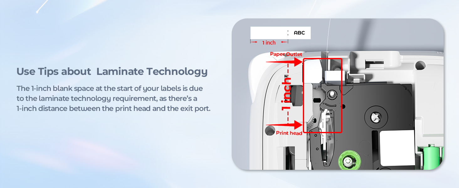 Label Maker machine with tape