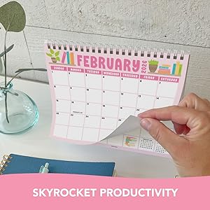 mini calendars 2026 desktop calendar cute desk calendar 2026-2027