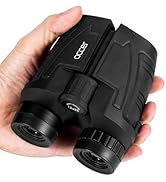 Occer 12x25 Compact Binoculars for Adults and Kids, Large Eyepiece Waterproof Binocular with Low ...