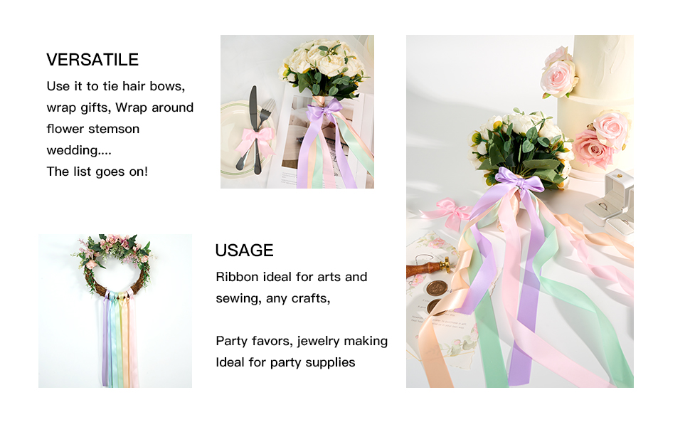 pastel ribbon