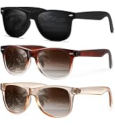 DEMIKOS Sunglasses Men Polarized Sunglasses for Womens Trendy Retro Mirror Lens for Driving Fishi...