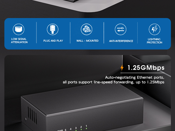 ethernet splitter ethernet switch network switch poe switch gigabit switch hub