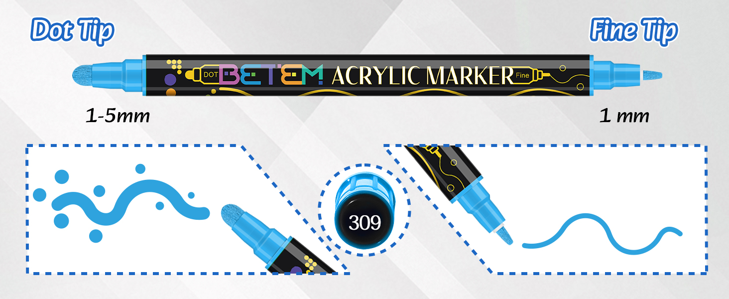 Premium Acrylic Paint Markers Stocking Stuffers