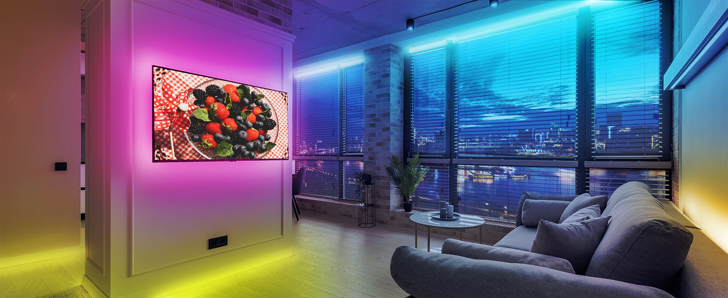 BEHIND TV LIGHTS