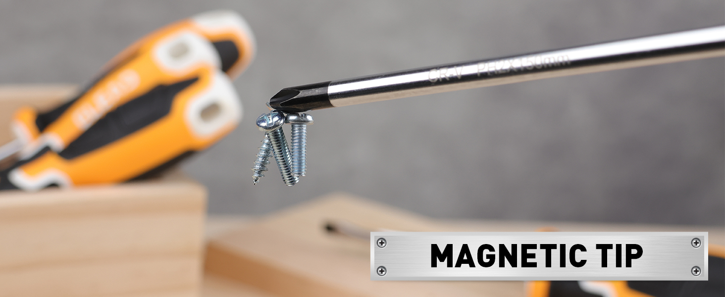 6PCS Magnetic Tip Screwdriver Set