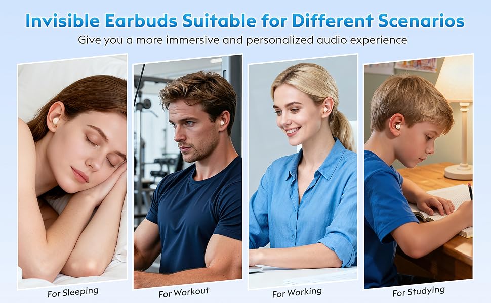 Workout Running Reading Working Sleep Earbuds