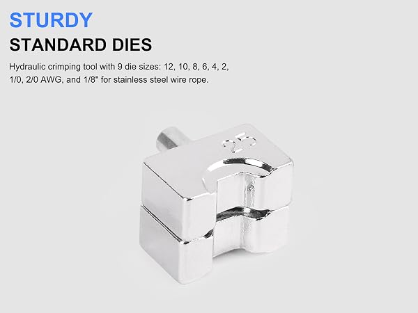 hydraulic battery cable crimper